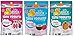 Little Duck Organics Tiny Yogurts Probiotic Fruit & Yogurt Snacks 3 Flavor Variety Bundle: (1) Little Duck Pomegranate Acai, (1) Little Duck Mango Goji, (1) Little Duck Raspberry Coconut, .75 Oz. Ea.