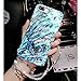 VIVIBIN iPhone 7 Plus Case,iPhone 8 Plus Case,Cute Green Marble for Women Girls,Clear Bumper Soft Silicone Rubber TPU Best Protective Cover Slim Fit Phone Case for iPhone 7 Plus/iPhone 8 Plus