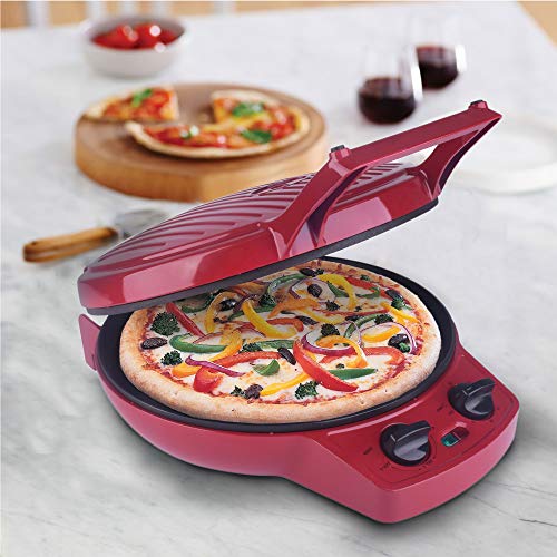 Courant Pizza Maker, 12 Inch Pizza Cooker and Calzone Maker, with Timer
