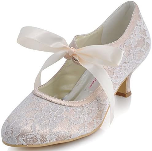 mary jane ivory lace wedding shoes