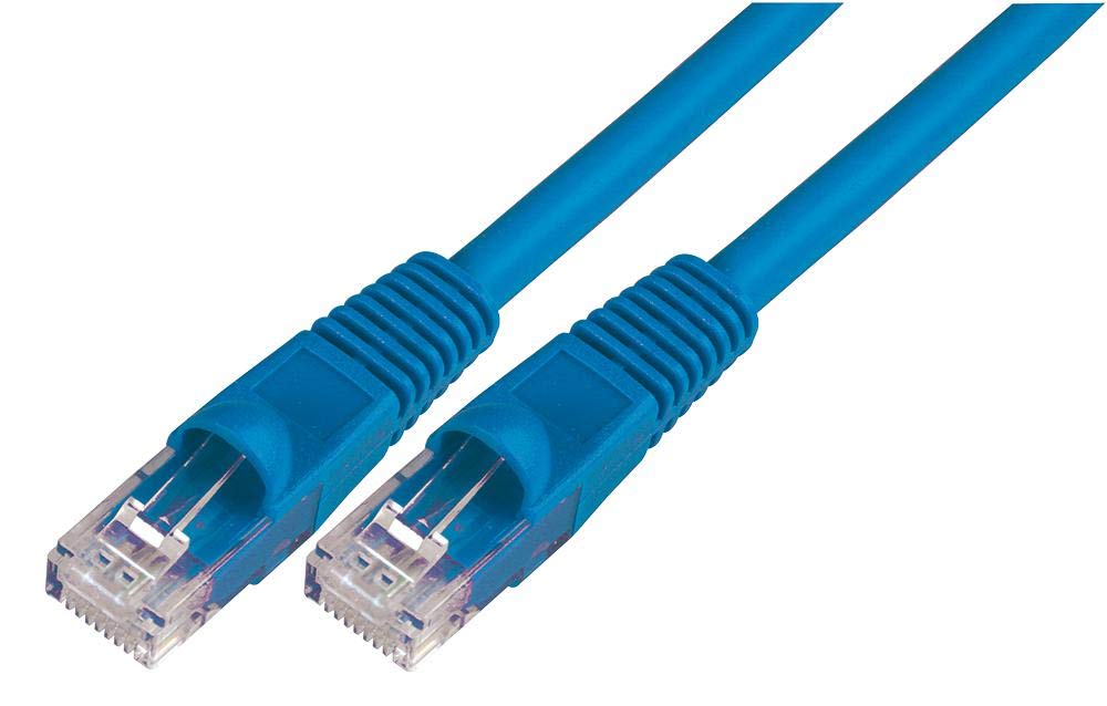 Pro Signal PSG91518 Snagless Cat6 UTP LSOH Ethernet Patch Lead, Blue 0.5m