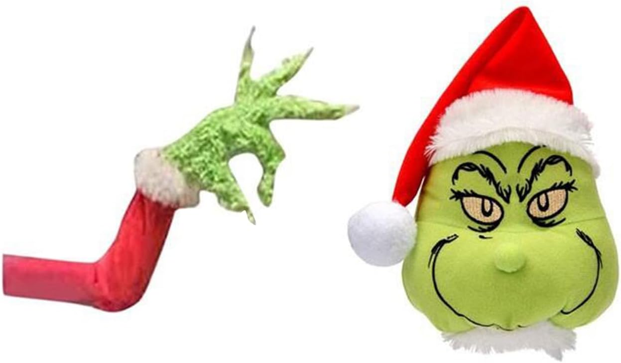 Tree Toppers - Christmas Elf Body Tree Decorations, Christmas Tree Decor Elf Arms Stole Christmas Elf Stuffed Leg Stuck Xmas Tree Topper Garland Ornaments Pose-able Plush Legs for Tree Ornaments(Elf Various Styles)