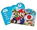 Super Mario Brothers Postcard Invitations - 8 Vibrant Multicolor Cards (4.25