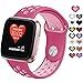 DEKER Sport Bands Compatible for Fitbit Versa Bands Women Men, Breathable Soft Fitness Sport Silicone Strap Replacement Accessories Wristbands for Fitbit Versa Smart Watch