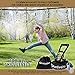 Backyard Ninja Course for Kids - 56' Slackline to Fit Most Trees - Monkey Bar Gymnastic Obstacle - 8 Warrior Attachments - 3 in 1 Deal - Bonus Handle, Ratchet Cover + American Portable Bag Included