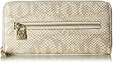 Anne Klein Alligator Alley Small Zip, Gold, One Size