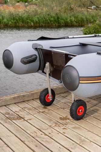 Inflatable Boat Launch Wheels, Inflatable Boat Motor Wheels Foldable Outboard Motor Wheels Stainless Steel