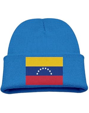 Flag Of Venezuela Kid's Hats Winter Funny Soft Knit Beanie Cap Children Unisex