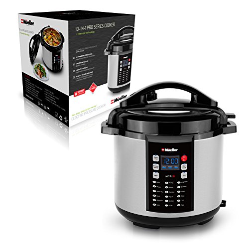 Mueller 10in1 Pro Series 18 Program 6Q Pressure Cooker with German