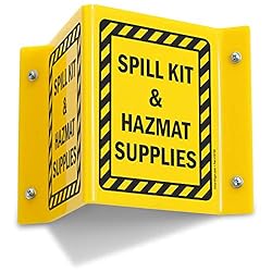 SmartSign - S-8988-AV-06 "Spill Kit & Hazmat