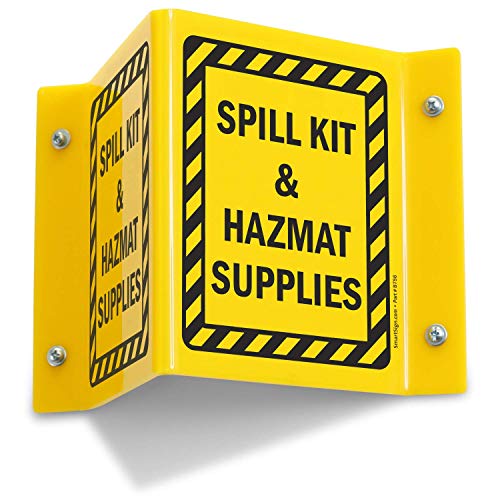 SmartSign - S-8988-AV-06 "Spill Kit & Hazmat