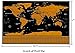 Scratch Off World Map Poster with US States and Countries- Track Your Adventures. Includes Scratch Pen, Pick, and Eraser Perfect for Traveler + Gift Tubing