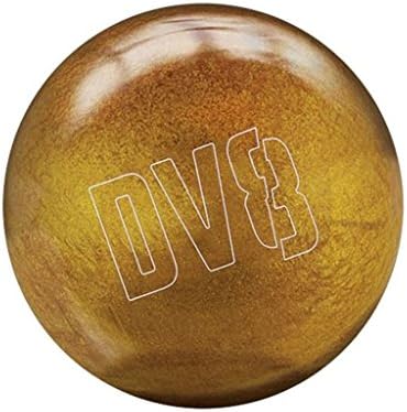 DV8 Glitter Gold Bowling Ball with Free Shoulder Sack (12lbs)