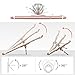 Perfectmiaoxuan Phone Ring Stand Holder 4 Package Finger Grip Stand Holder Ring, 360°Rotation Phone Ring Grip for Phone case Tablet PC Smartphone Phone Ring (Flowers)