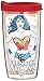 Tervis DC Comics Woman-Wonder Mom Insulated Tumbler with Wrap and Red Lid, 16 oz - Tritan, Clear