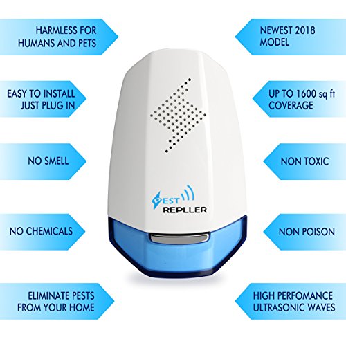 Trofoty Ultrasonic Pest Repeller, Electronic Plug In Pest Control 2018 Upgraded,Get Rid of Rats,Mites,Mosquito, Ant, Flea, Roaches, Cockroaches, Fruit Fly, Rodent,(6 Pack) - Thumbnail 2