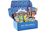 Australian Chocolate Gift Box - Tim Tam, Milo, Violet Crumbles, Cherry Ripe, Caramello Koala, Freddo Frog, Wagon Wheel, Fantales, Tiny Teddies by Down Under Box