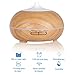 Aroma Essential Oil Diffuser,Mizoo 300ML Air Cool Mist Humidifier with Timer Settings, 7 LED Color Changing ,Auto Shut-off and Adjustable Mist Mode