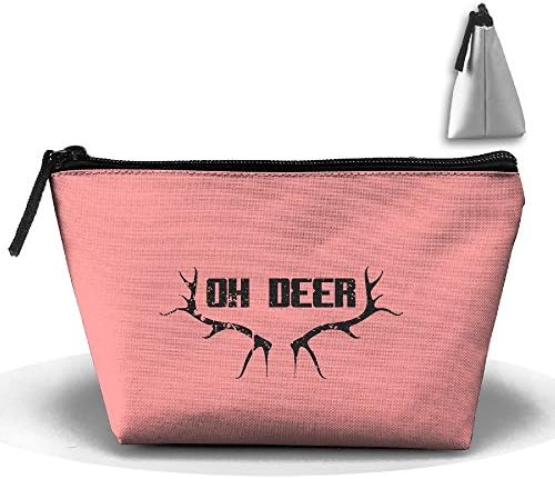 Oh Deer Trapezoid Receive Bag Storage Bags Home Office Travel Camping Sport Gym Outdoor