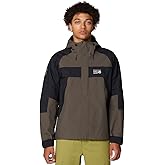 Mountain Hardwear, Dry Times Hooded Jacket - Men's, Ridgeline/Black, L