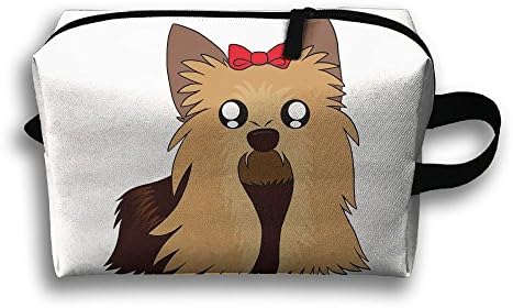 Joseph Dog Travel Bag Cosmetic Bags Brush Pouch Portable Makeup Bag Zipper Wallet Hangbag Pen Organizer Carry Case Wristlet Holder
