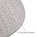ULTRAIDEAS Women's Lamb-hug Comfy Fleece House Slippers Memory Foam, Slip-on House Shoes Indoor Outdoor (Grey, Size 9-10)