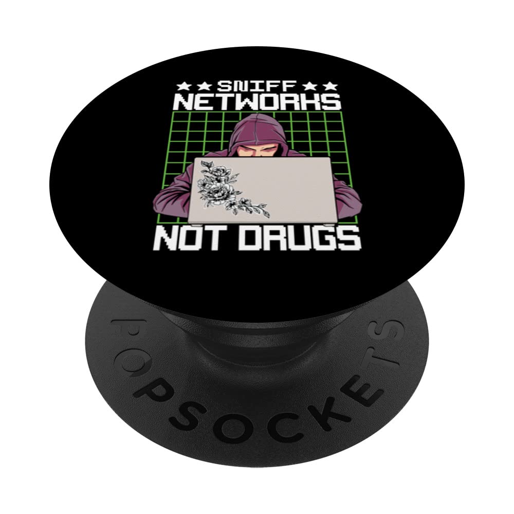 White Hat Hacker Design For A Cyber Security Specialist PopSockets Swappable PopGrip