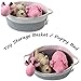 ICEBLUE HD Natural Cotton Rope Pet Toy Storage Basket Table Organizer Baby Nursery Bin