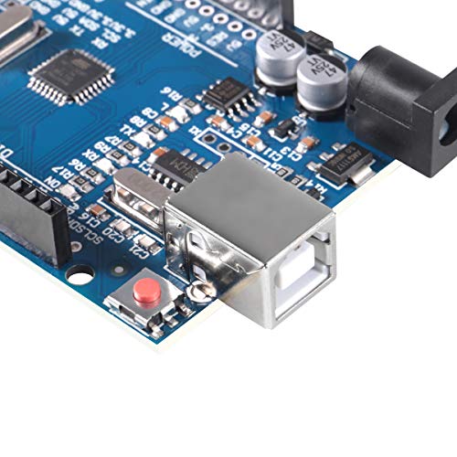 MELIFE UNO R3 ATmega328P Development Board, CH340G Kit Microcontroller with USB Cable for Arduino, ATmega328P