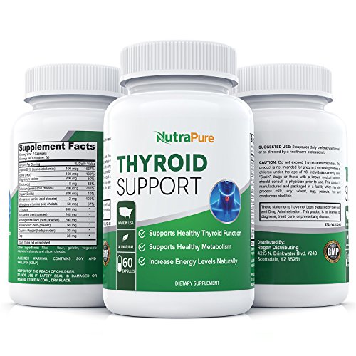 Support thyroïde supplément pour l'hypothyroïdie (végétarien) un