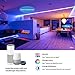 LED Strip Lights, TATUFY WiFi 32.8ft/10M 300LEDs Color Changing Rope Lights 5050 RGB Light Strips with Alexa Google APP Controller, Waterproof Tape Lights Sync with Music Apply for Home Kitchen