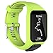 TUSITA WristBand for TomTom Runner 2 3/Spark/Spark 3/Golfer 2/Adventurer, Replacement Silicone Band Strap Accessory (Green)