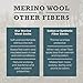 MERIWOOL 3 Pack Merino Wool Crew Socks - Small