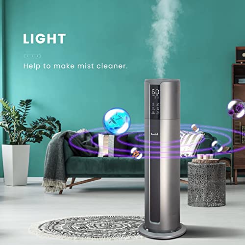 Large Humidifiers for Home Large Room Whole House Top Fill 2.1Gal/8L