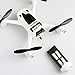 Hubsan H107D+ FPV X4 Plus Quadcopter with FPV Camera (White)