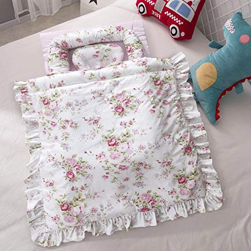 Andream Cama Nido Para Bebes Color Rosa Floral Recien