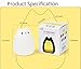 MICCKE LED Night Light - Eco-Friendly Silicone Material - Non-Toxic - Pollution-Free - 7-Colors Switching - Adorable Animals' Appearance - USB Charging - Best nightlight for Babies and Children.