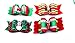 yagopet 20pcs/10pairs Dog Hair Bows Rubber Bands Christmas Dog Bows for Holidays Festival Rhinestone Pearls Dog Bows Pet Dog Grooming Bows Dog Hair Accessories