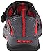Merrell Hydro Water Sandal (Toddler/Little Kid/Big Kid), Grey/Red, 10 M US Toddler
