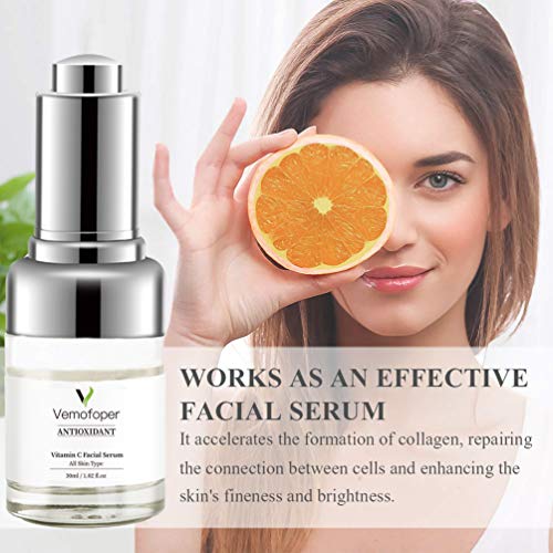Vitamin C Serum for Face with Hyaluronic Acid Hydrating Brightening Tone Perfection Facial