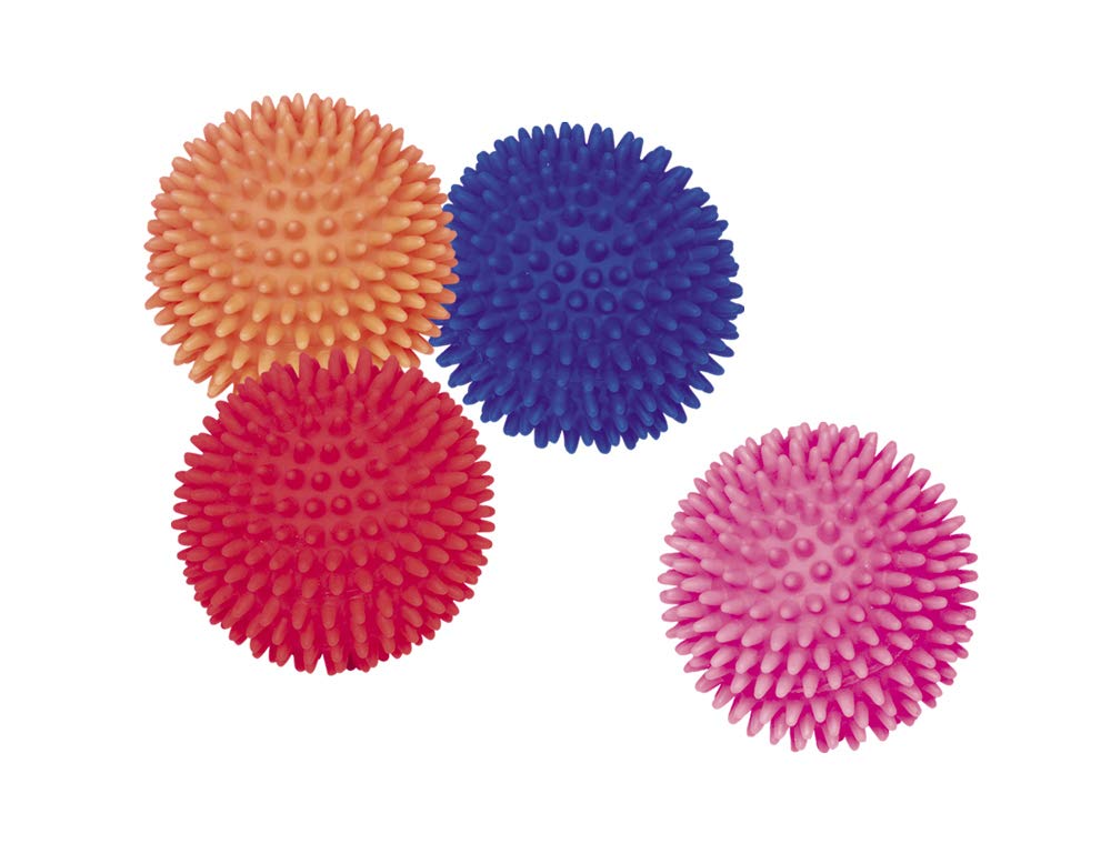 Nobby Classic Vinyl Hedgehog Ball Assorted Colours Diameter 7 cm