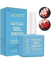 Nail Polish Remover, Gel Remover For Nails In 1-5 Minutes - Quick & Easy Gel Polish Remover - No Need For Foil, Soaking Or Wrapping 0.5 Fl Oz.