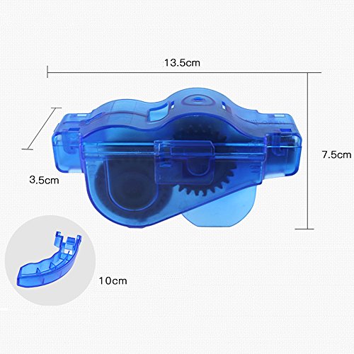 Yizhet Bike Bicycle Chain Cleaner Kit Easy and Quick Clean Chains Scrubber Gear Brush Maintenance Cleaning Tool Set for Road Bikes Bicycle Cycling Mountain Bike MTB - Thumbnail 2