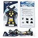 WAYPOR Ice Grips, Traction Cleats, Ice Cleat, Easy Slip On, Outdoor Durable, 10 Steel Studs, Stretchable, Prevent Slipping from Ice/Snow, Extra Studs Included in Each Package.