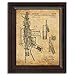 3 pc Framed Modern Gun Patent Set - 1911, M16, Bolt Gun