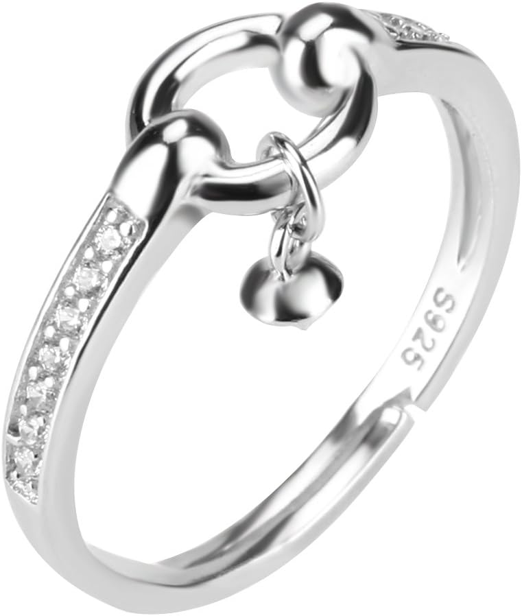 NY Jewelry 2pcs DIY 925 Sterling Silver Ring Adjustable Accessories/Fitting/Mounting with Pearl Seats