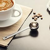 Kingnice 15ML Stainless Steel Coffee Scoop, Long Handled Spoon, Teaspoons, Tablespoons