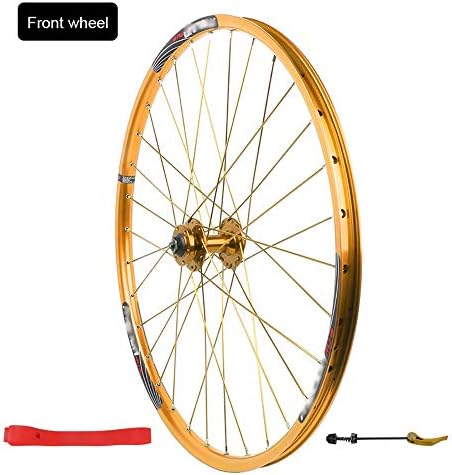 26インチマウンテンバイク自転車ホイール 自転車ホイール アルミ合金 ディスクブレーキ アメリカンバルブ 1 35 2 125タイヤに適合 32穴 26 開店記念セール 7 8 9 10スピードクランプフライホイールに適合