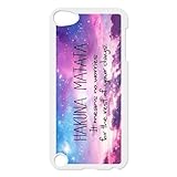 Nebula Hakuna Matata Protective Hard Shell PC Back Fits Cover Case for iPod Touch 5, 5G (5th Generation)