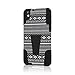 HTC Desire 816 Case, MPERO Impact X Series Dual Layered Tough Durable Shock Absorbing Silicone Polycarbonate Hybrid Kickstand Case for Desire 816 [Perfect Fit & Precise Port Cut Outs] - Black Aztec